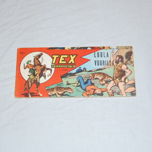 Tex liuska 12 - 1956 Luola vuorilla (4. vsk)